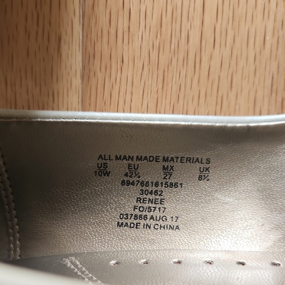 Basic Editions Elegant Cream Women's Shoes 10 W - Picture 8 of 17